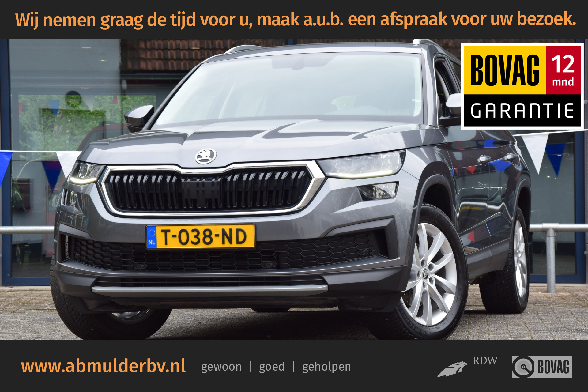 Skoda Kodiaq 1.5 TSI 150PK Business Edition 7p / 7 persoons | Incl. BOVAG Garantie | Org. NL | Trekhaak | Apple CarPlay | Lederen Bekleding  | Achteruitrijcamera | Virtual Cockpit | Full LED | afbeelding 1