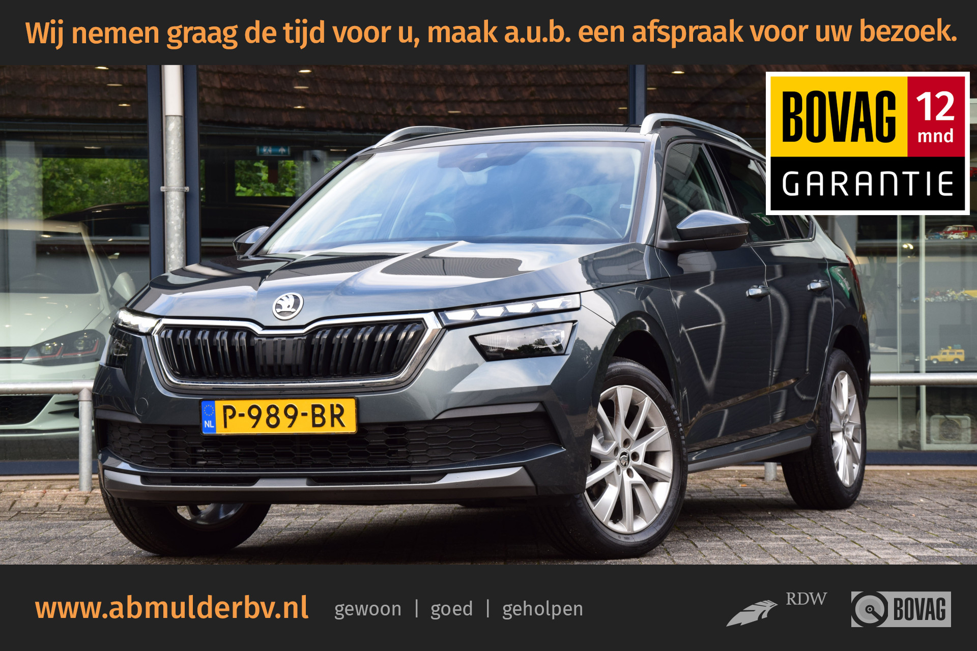 Skoda Kamiq 1.0 TSI 110PK Business Edition DSG Automaat | BOVAG Garantie | Virtual dashboard | Navigatie | Parkeersensor V&A | Apple Carplay/Android Auto | Climatronic afbeelding 1